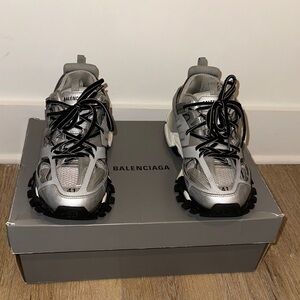 Balenciaga Silver Sneakers